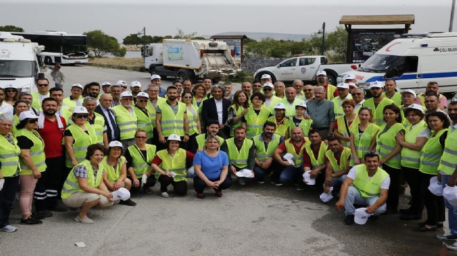 Çiğli sahilinde büyük temizlik harekatı